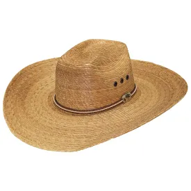 3D Alamo Palm Straw Western Hat