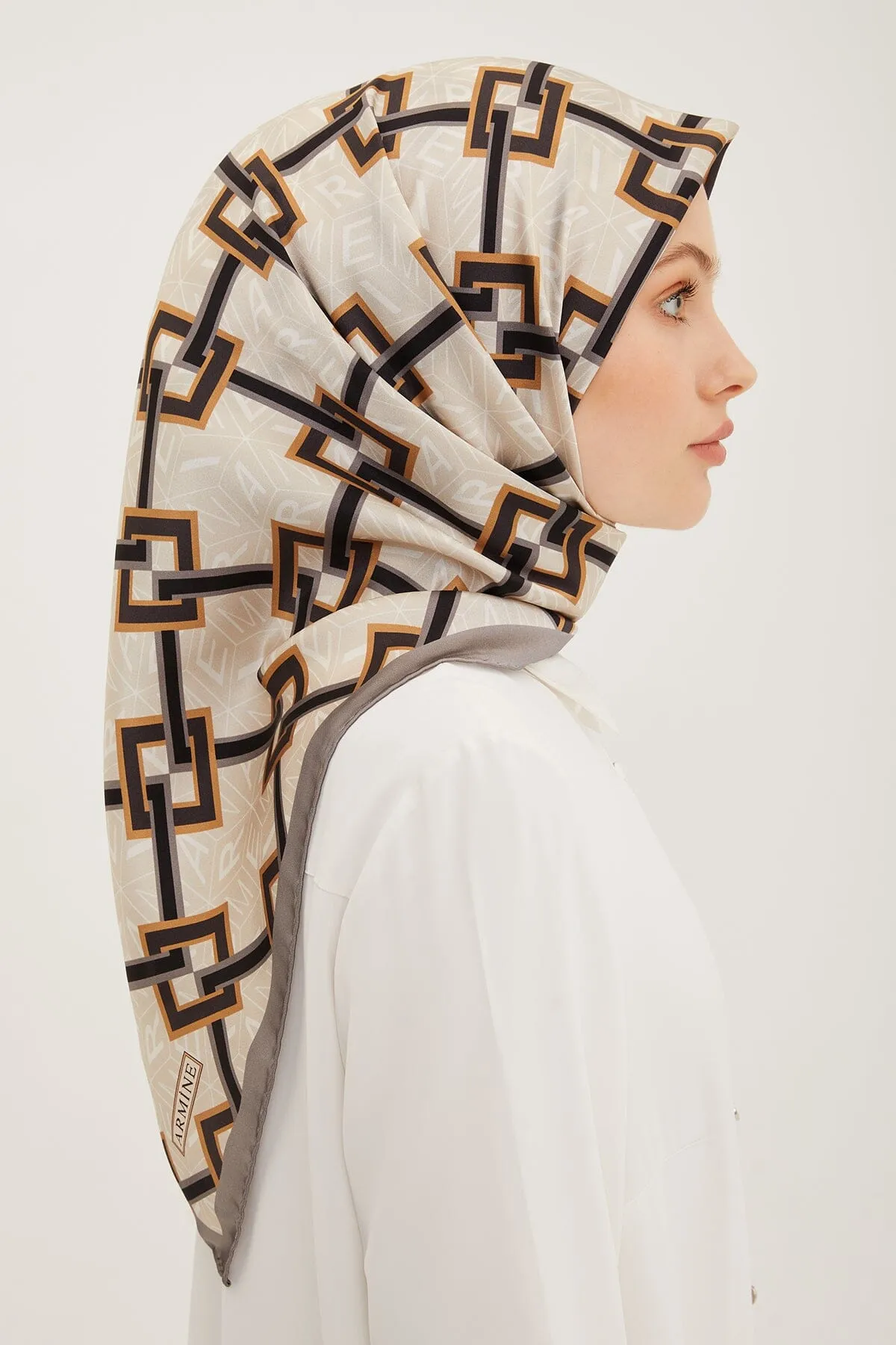 Armine Jacq Modern Silk Scarf #8