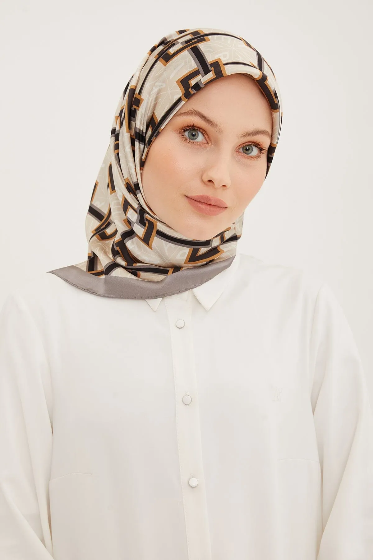 Armine Jacq Modern Silk Scarf #8