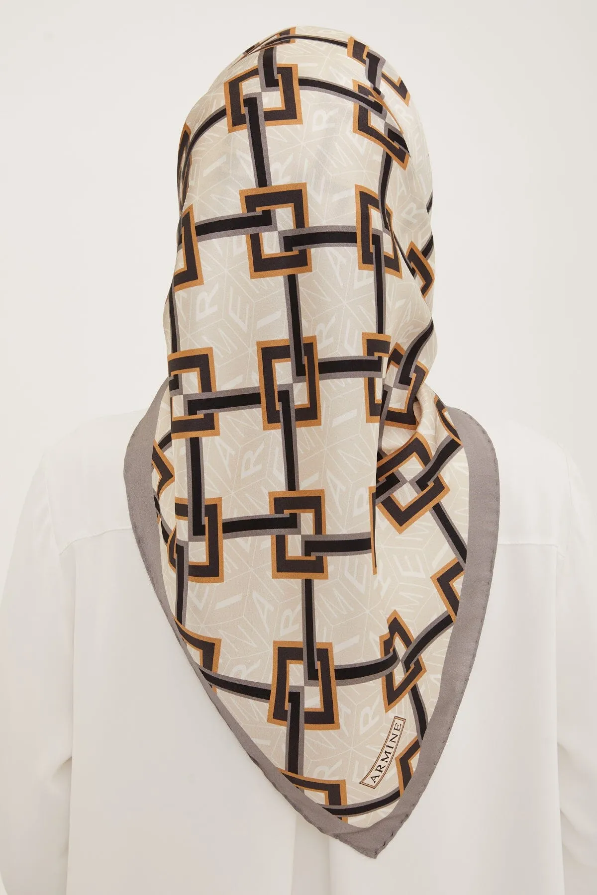 Armine Jacq Modern Silk Scarf #8
