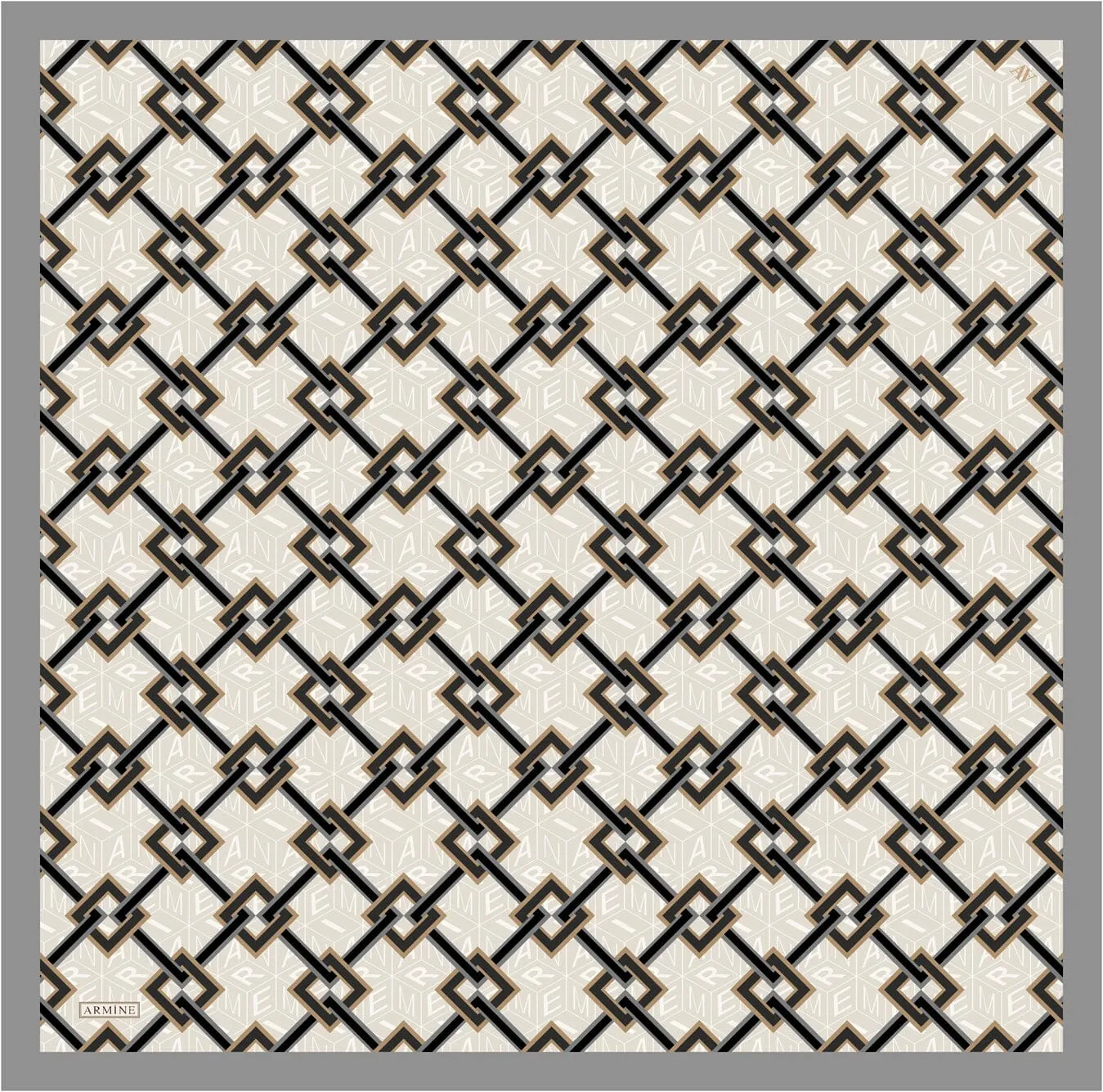 Armine Jacq Modern Silk Scarf #8
