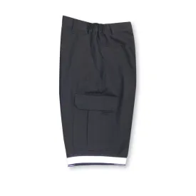 Big K Men's Hi-Vis Polyester/Cotton Cargo Work Shorts | 6 Spacious Pockets | Durable, Functional, Comfortable | High Visibility | Sizes 28-48