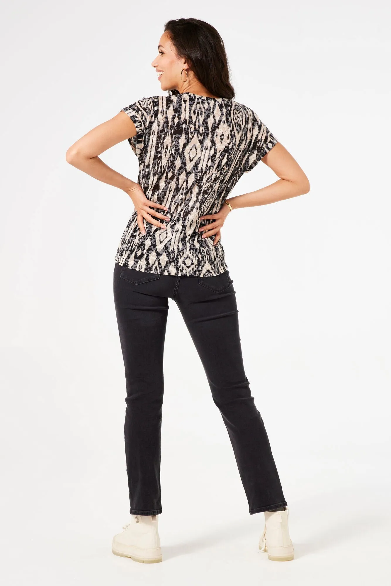 Burnout Print T-Shirt
