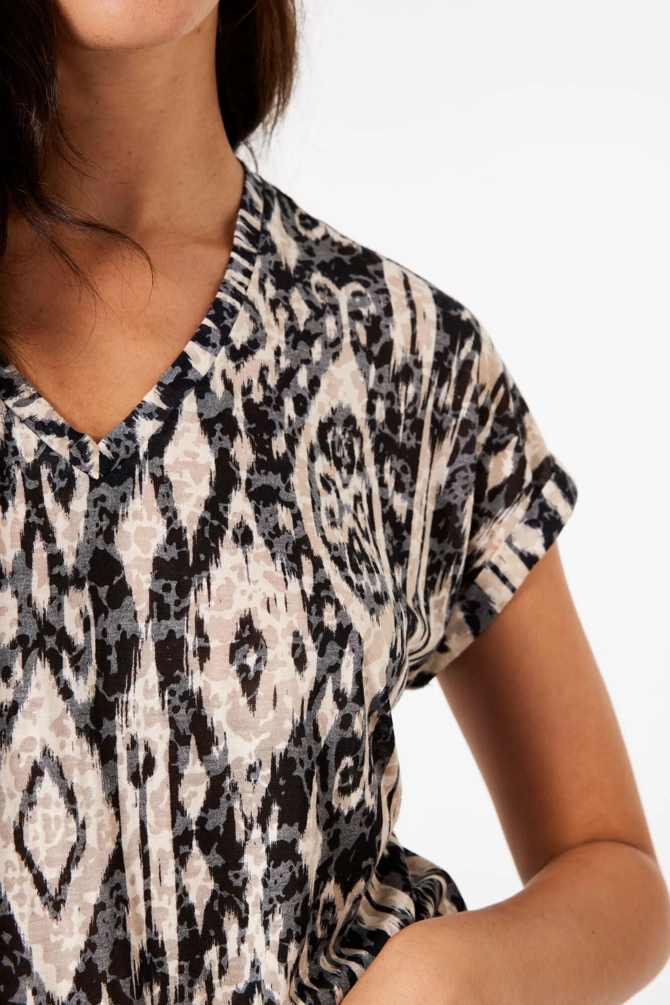 Burnout Print T-Shirt