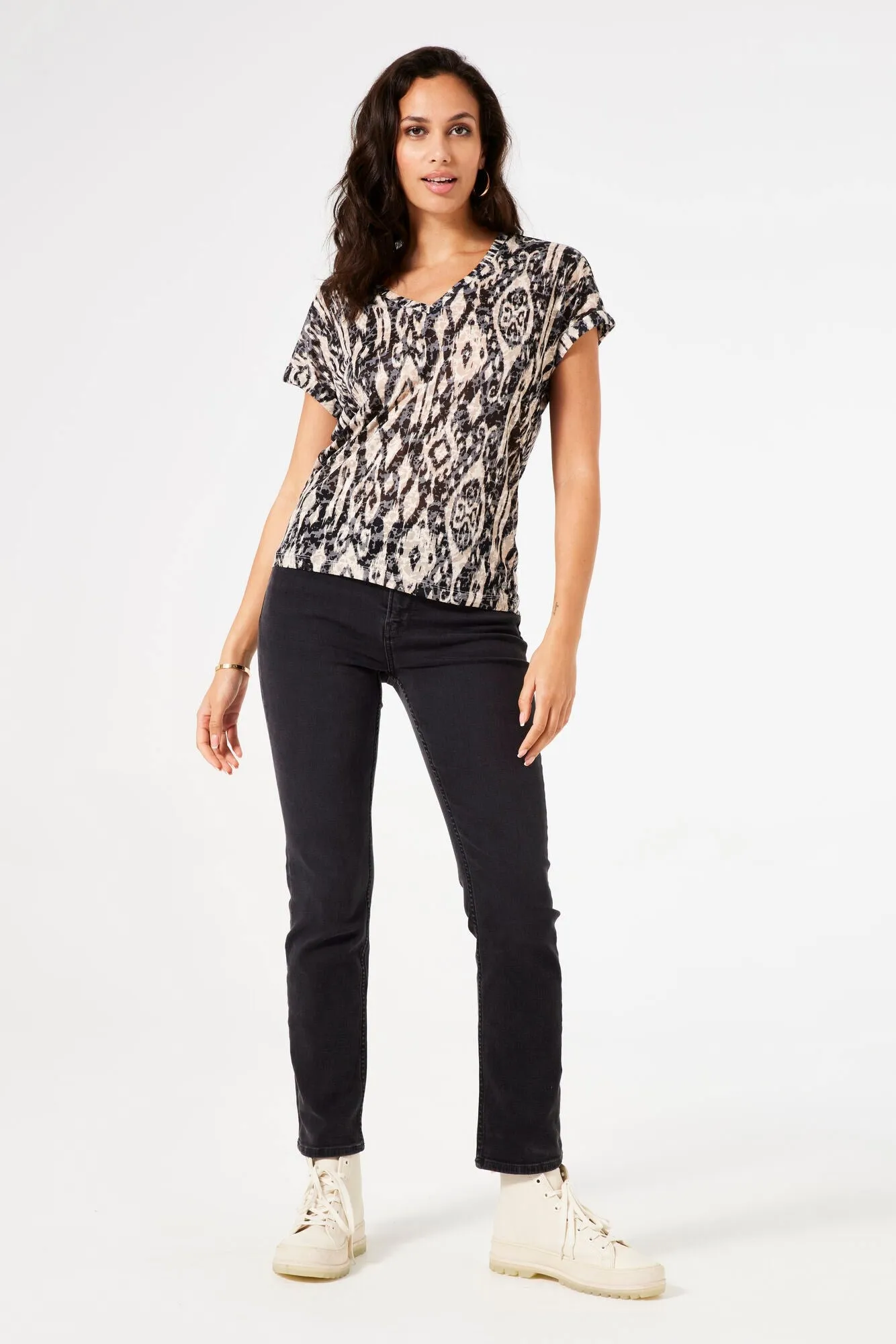 Burnout Print T-Shirt