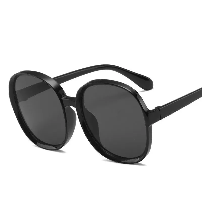 Classic Big Frame Luxury Women Sunglasses Plastic UV400 Eyewear