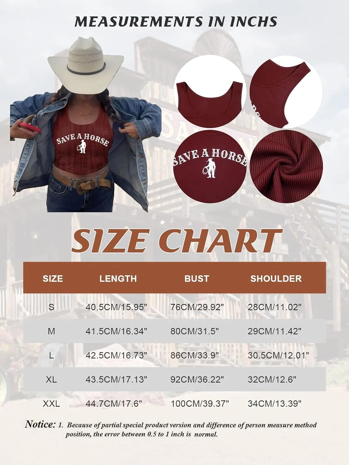 Country Concert Outfits for Women Cowgirl Tank Tops Western Cowboy Crop Tops Summer Cami Sleeveless Shirt
