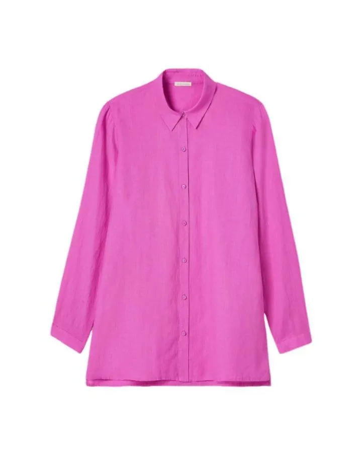 Eileen Fisher Classic Collar Linen Easy Shirt