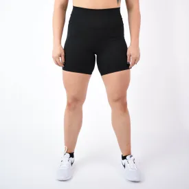 FLEO Biker Shorts - Heather Black