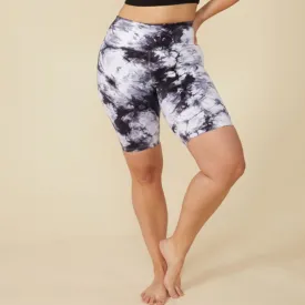 High Waisted Tie Dye Biker Shorts