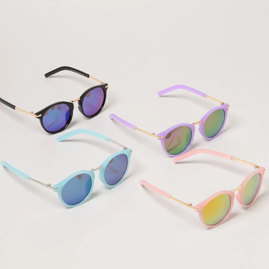 Kid's Round Tinted Sunglasses