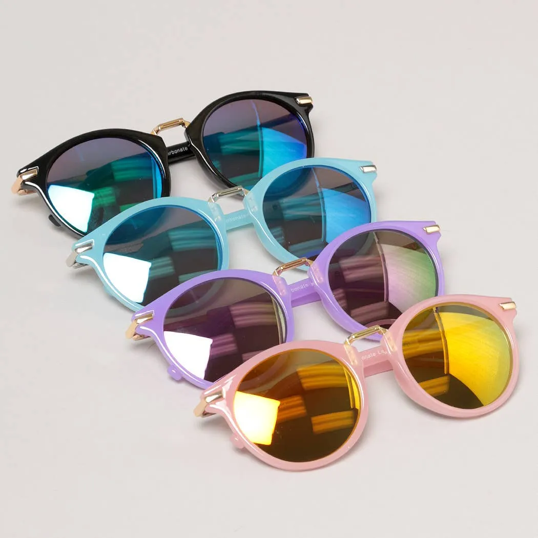 Kid's Round Tinted Sunglasses