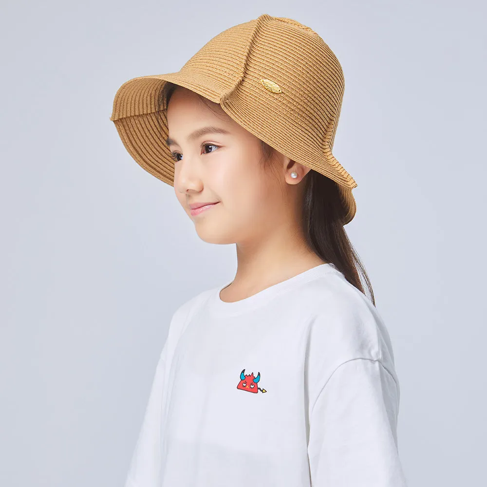 Kid’s Splicing Straw Hat UPF 50  Sun Protective