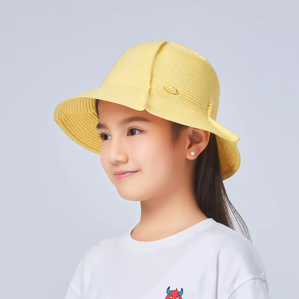 Kid’s Splicing Straw Hat UPF 50  Sun Protective