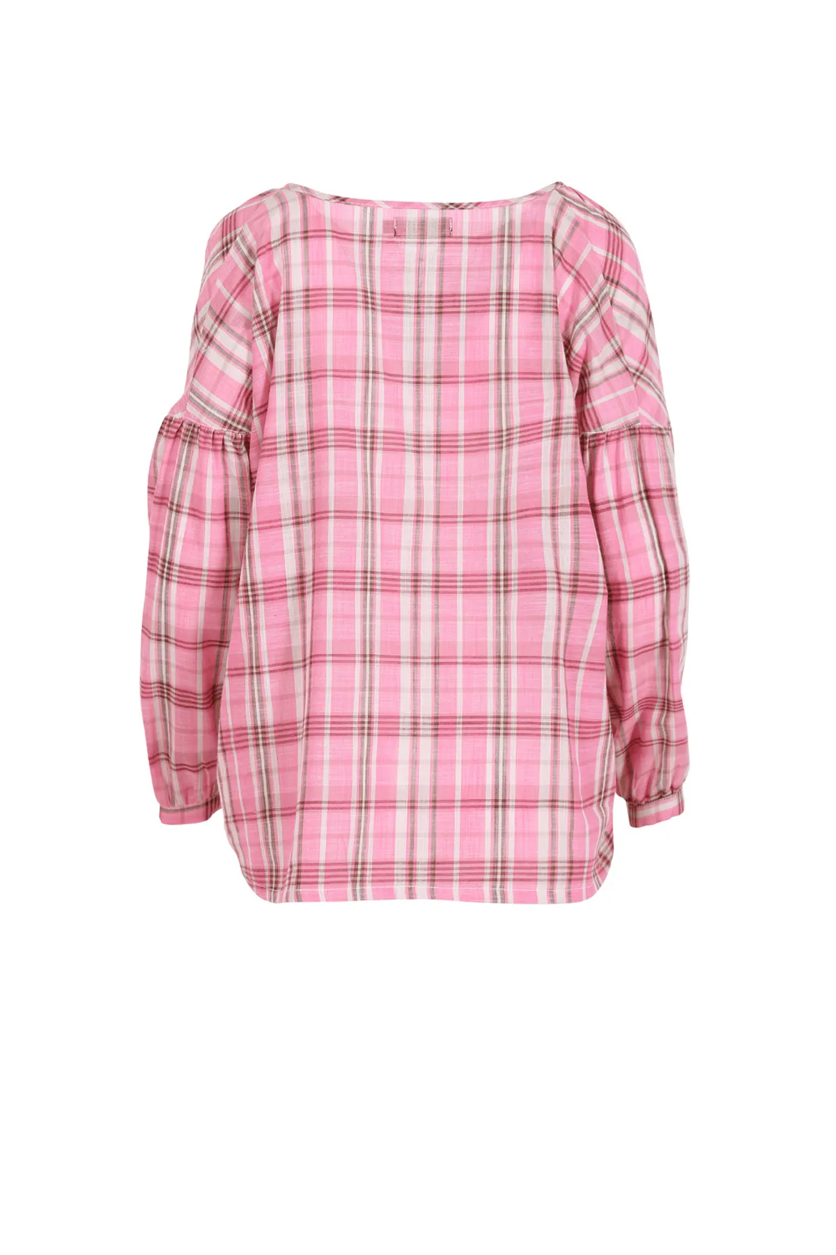 Leila Hamptons Blouse Pink in Cotton