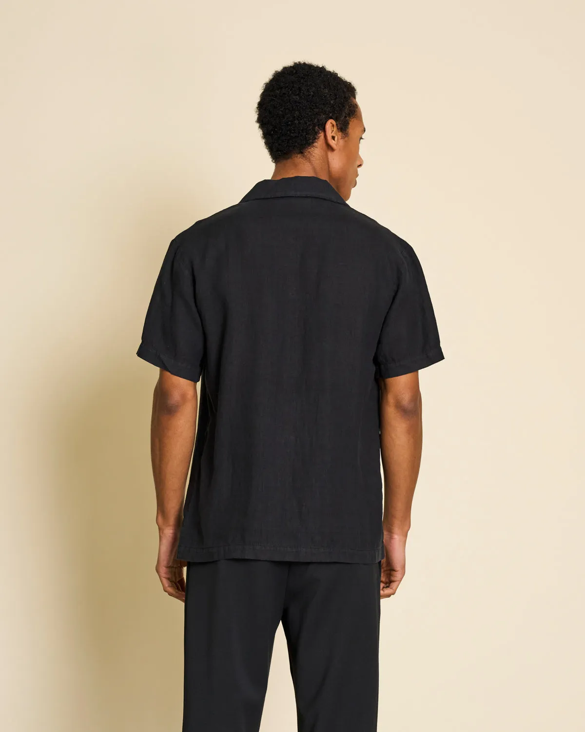 LINEN SHIRT GENT  BLACK FOR MEN