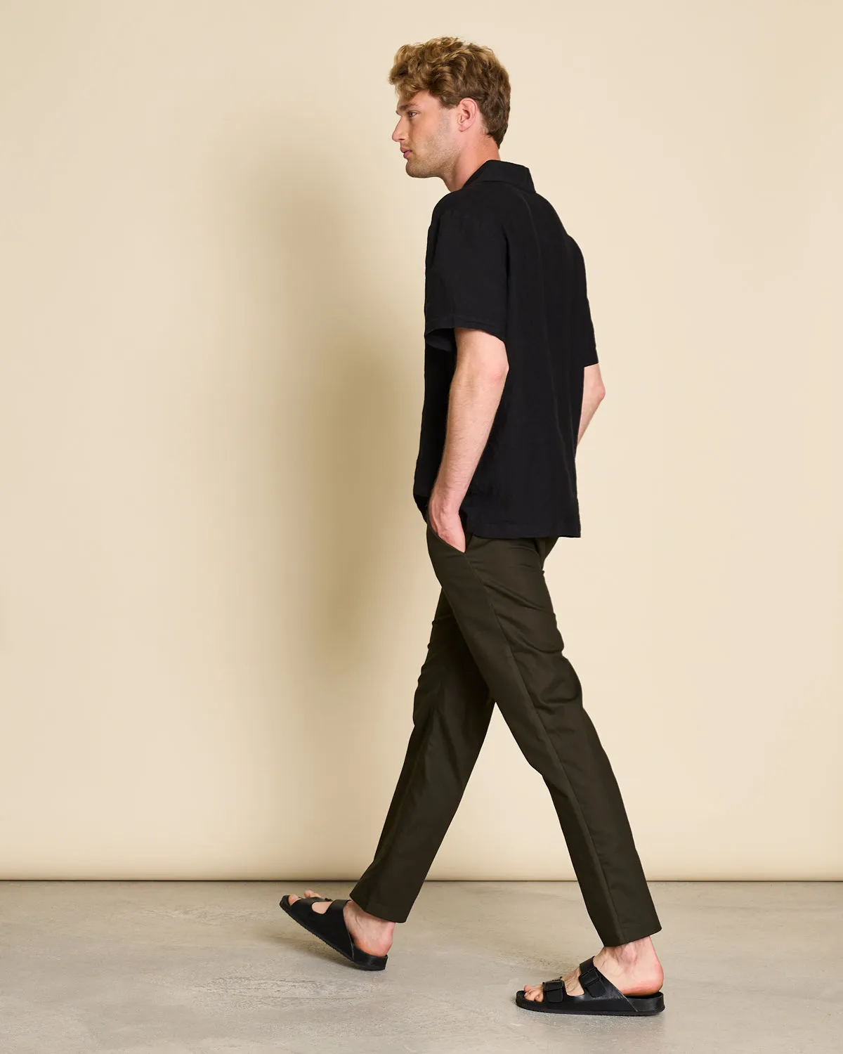 LINEN SHIRT GENT  BLACK FOR MEN
