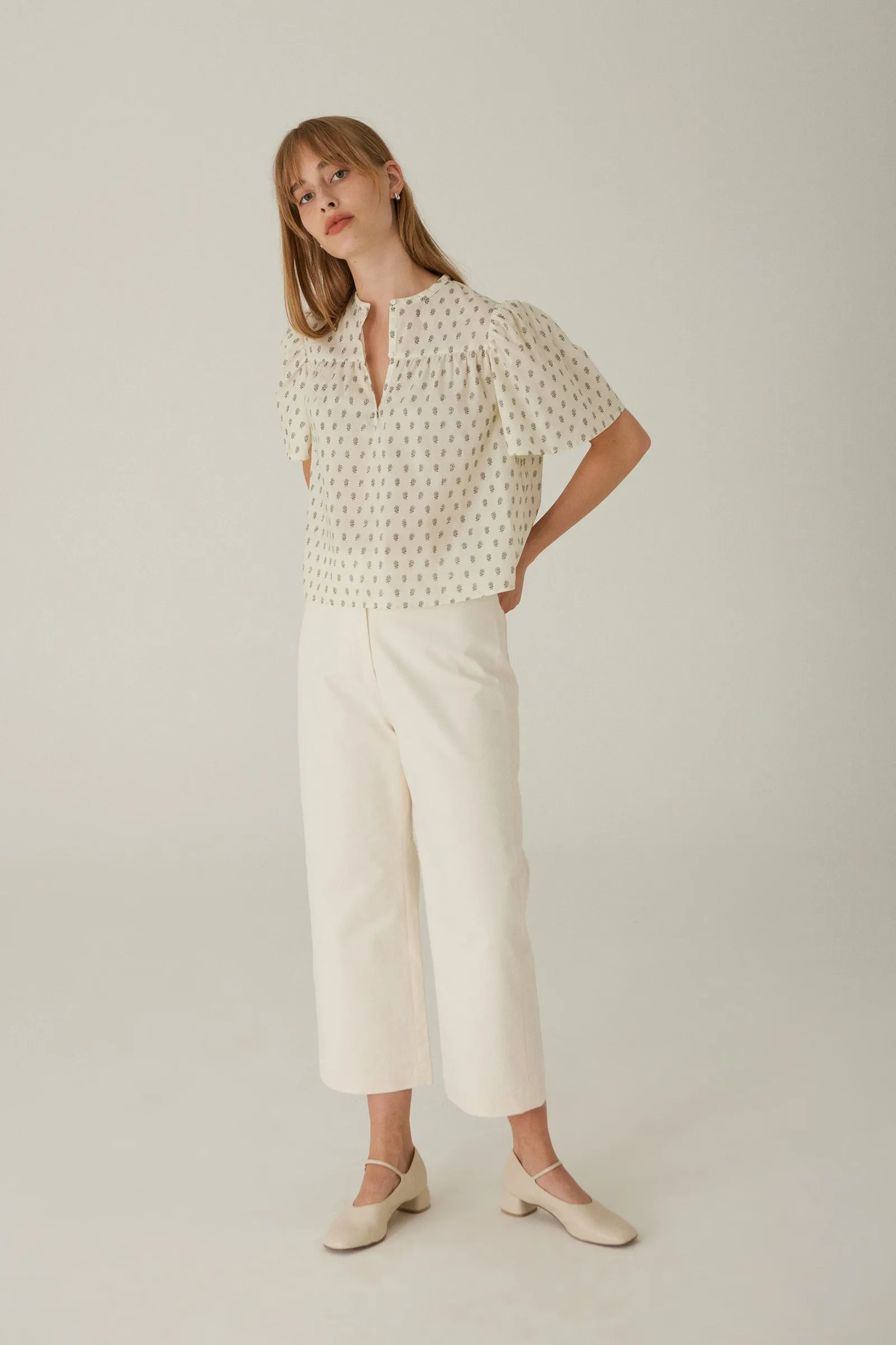 Lucia Blouse -- Organic Cotton