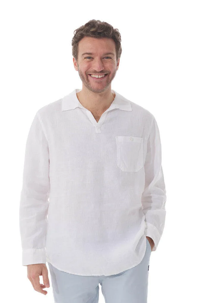 Mousqueton Yoanes mens linen shirt