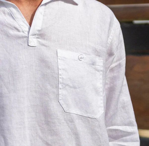 Mousqueton Yoanes mens linen shirt