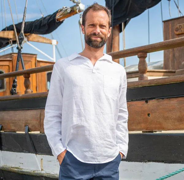 Mousqueton Yoanes mens linen shirt