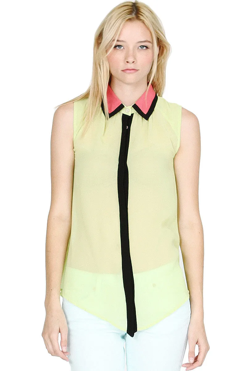 Neon Light Bright Top