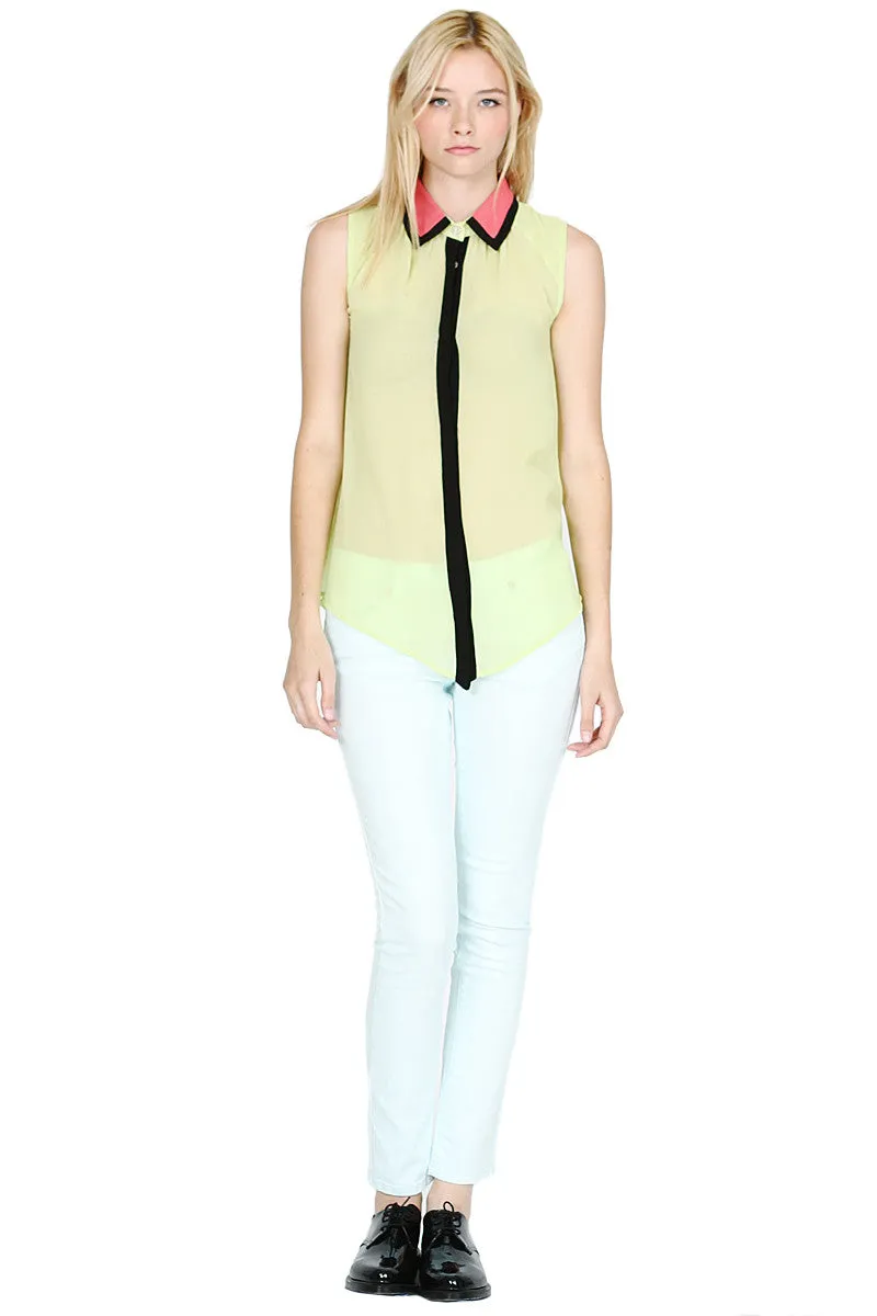 Neon Light Bright Top