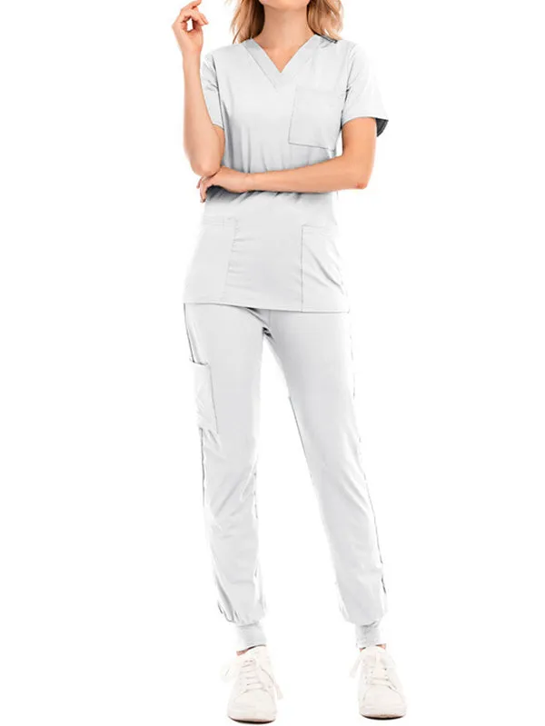 New Comfortable Multi-Pocket Women'S Two-Piece Suit