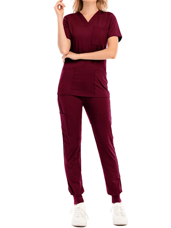 New Comfortable Multi-Pocket Women'S Two-Piece Suit
