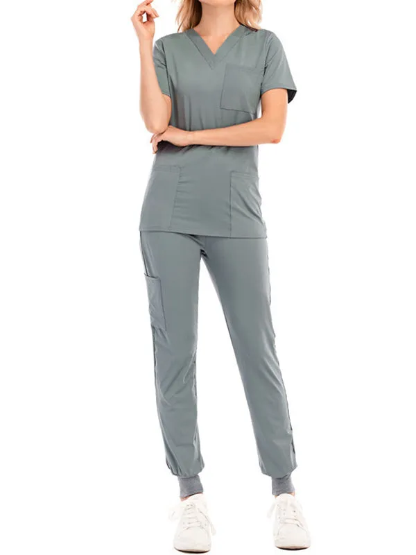 New Comfortable Multi-Pocket Women'S Two-Piece Suit
