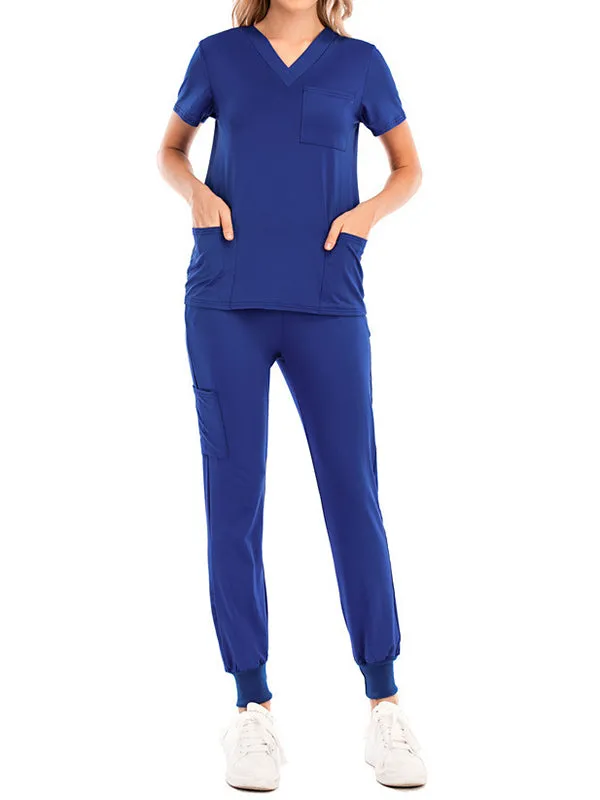 New Comfortable Multi-Pocket Women'S Two-Piece Suit