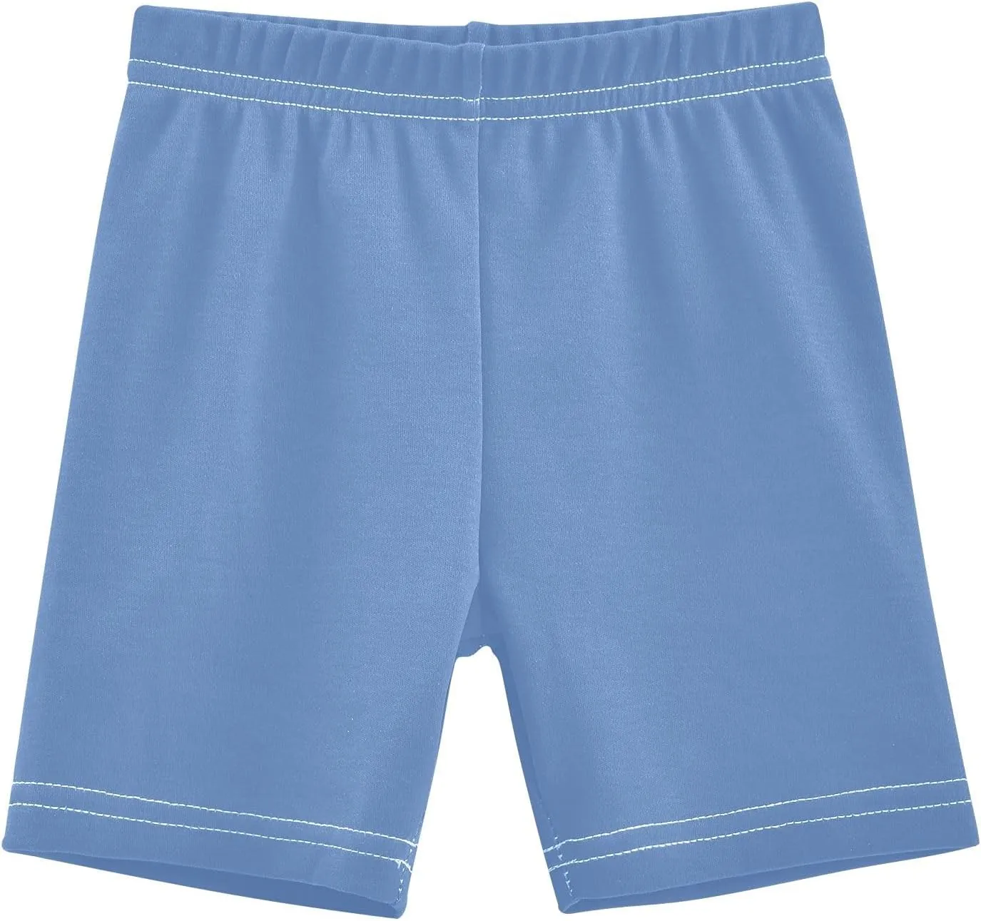 ODAWA Pale Denim Kids Girls Cartwheel Shorts, Dance Comfy High Waisted Safety Shorts 4T