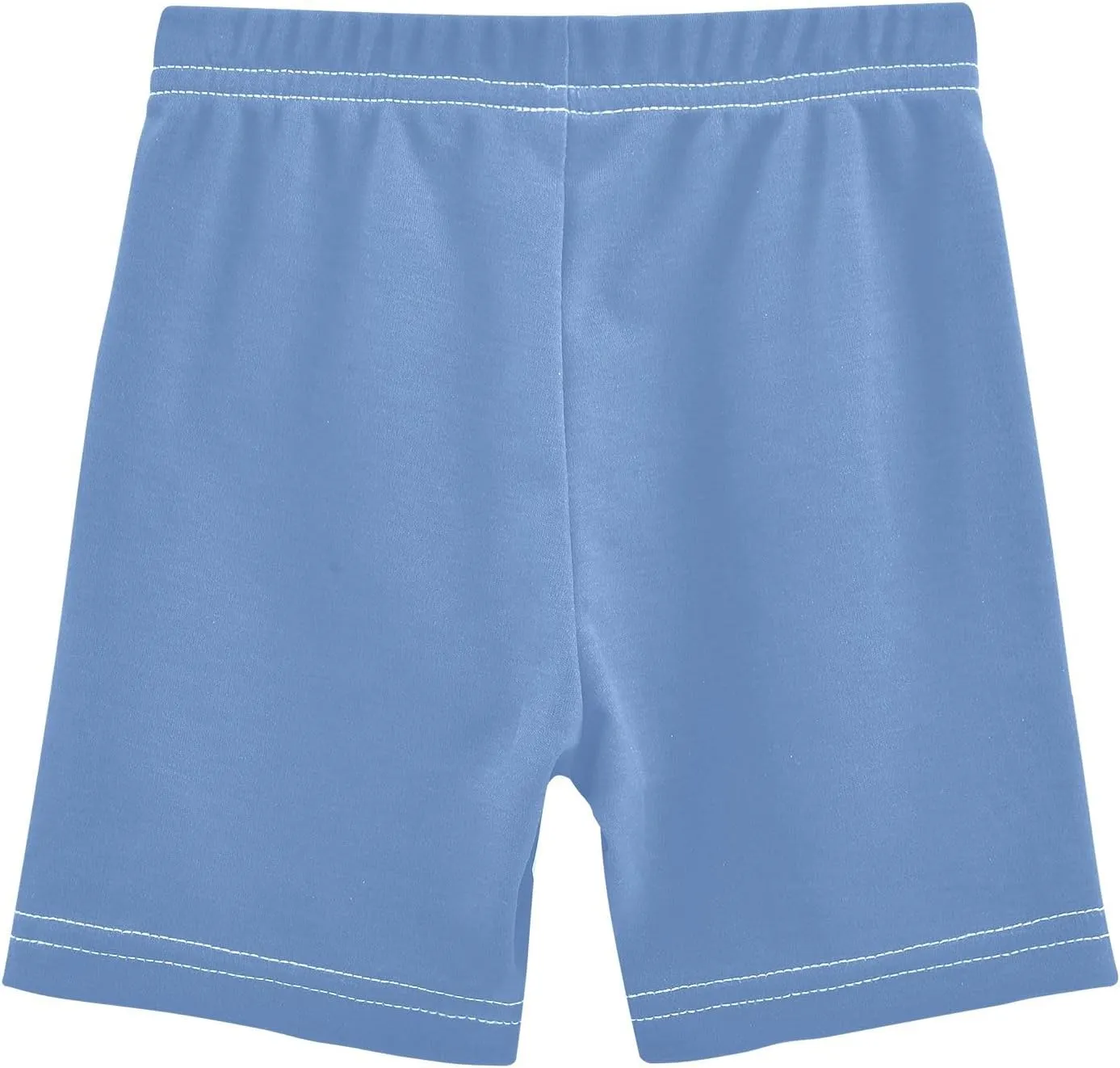 ODAWA Pale Denim Kids Girls Cartwheel Shorts, Dance Comfy High Waisted Safety Shorts 4T
