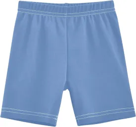 ODAWA Pale Denim Kids Girls Cartwheel Shorts, Dance Comfy High Waisted Safety Shorts 4T