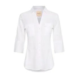 Part Two - CortniaPW 3/4 Sleeve Cotton Blouse