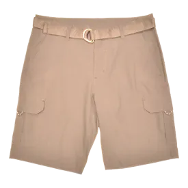 Performance Belted Cargo Short, British Tan