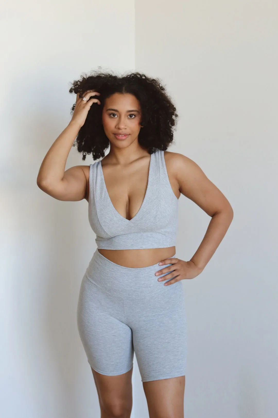 Plunge Tank & Biker Short Set