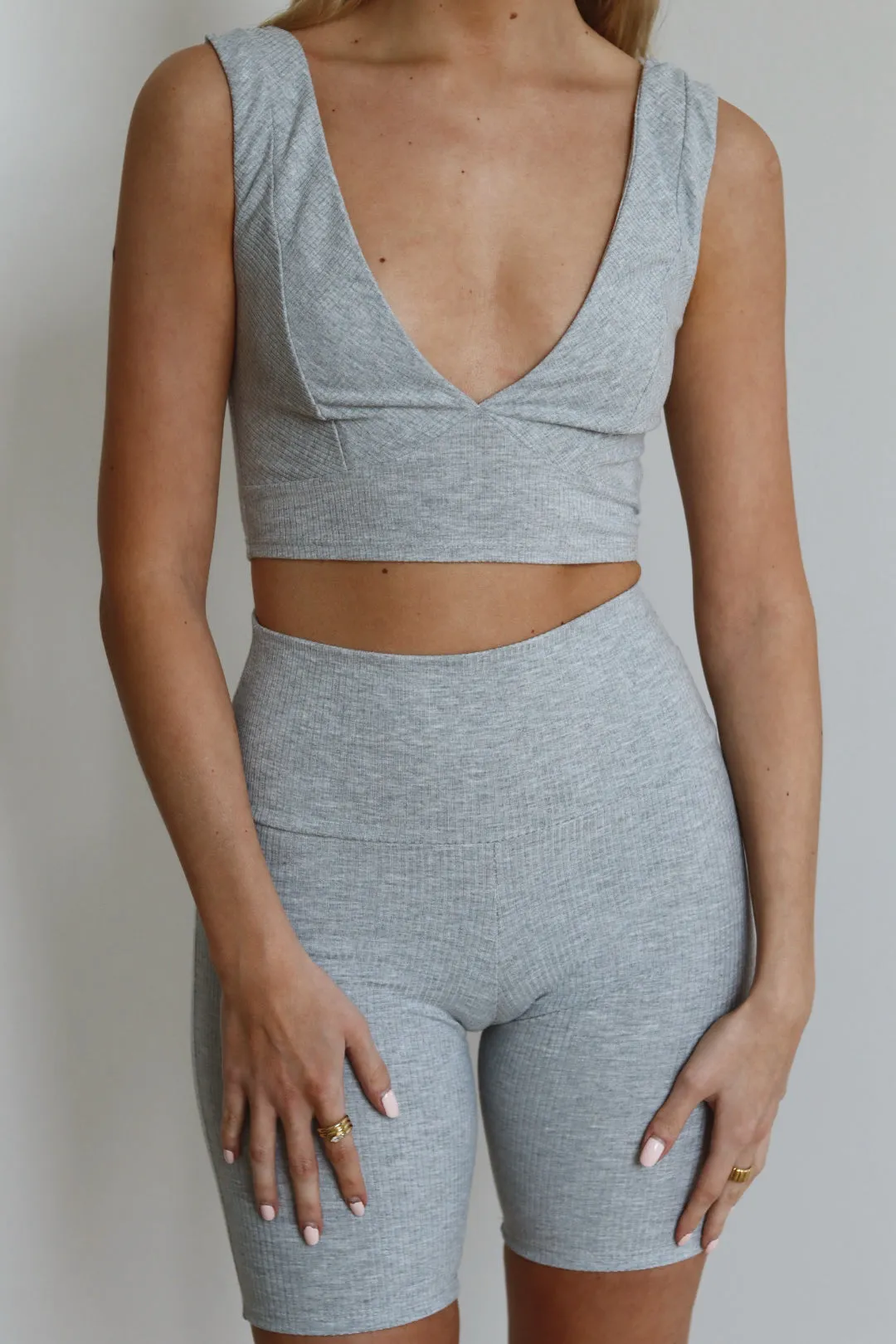 Plunge Tank & Biker Short Set