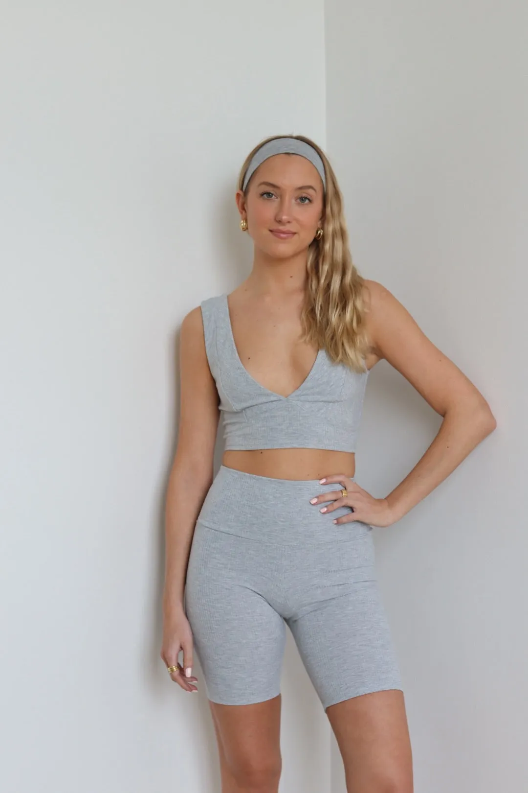 Plunge Tank & Biker Short Set
