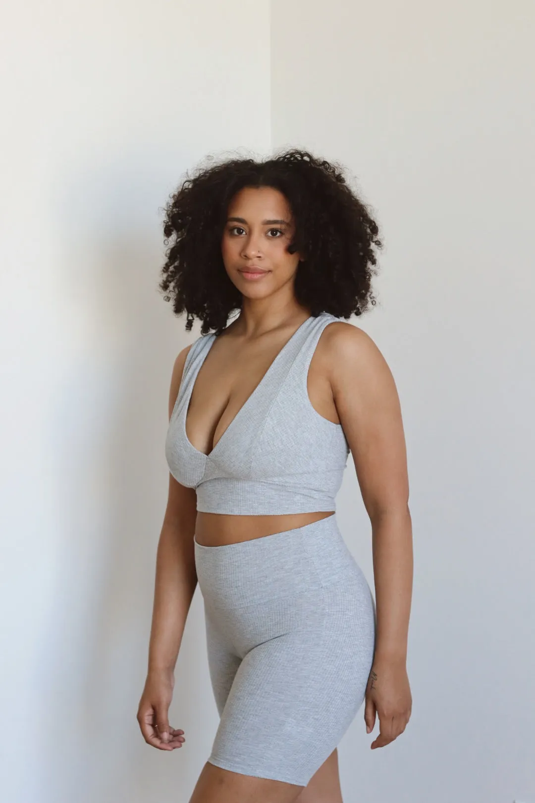 Plunge Tank & Biker Short Set