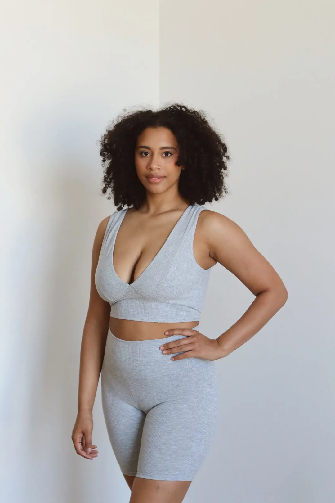 Plunge Tank & Biker Short Set