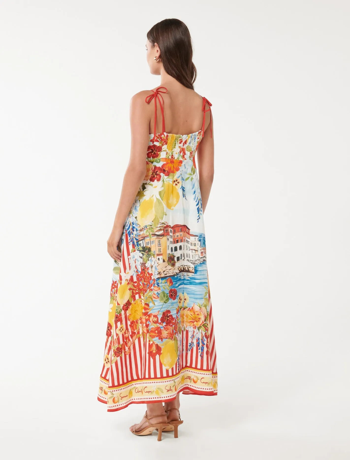 Sicilia Printed Midi Dress