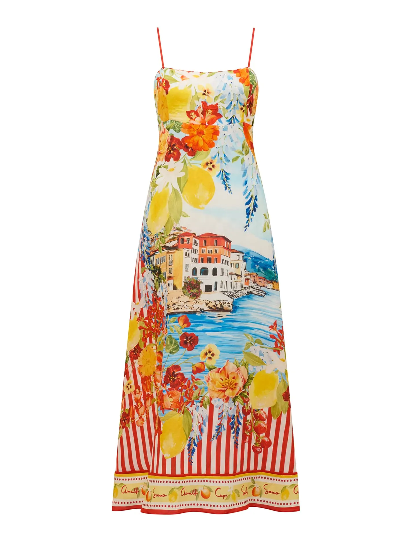 Sicilia Printed Midi Dress