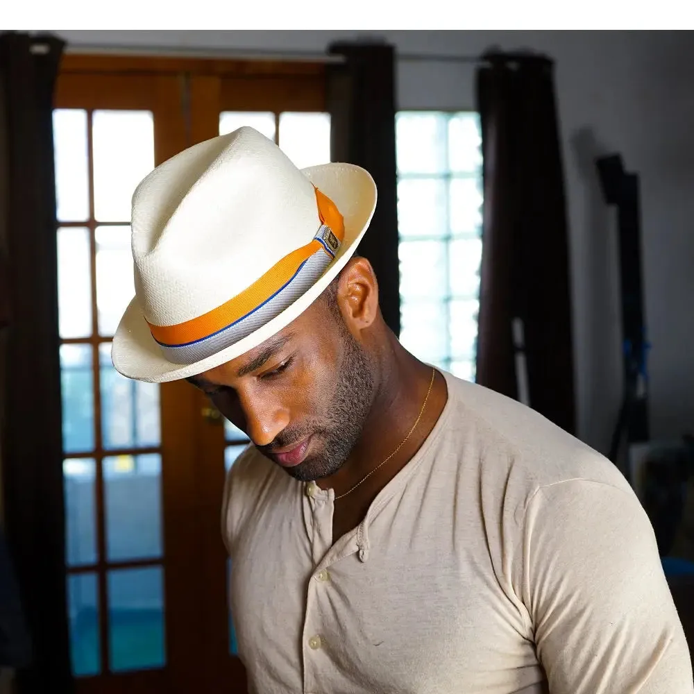 Stacy Adams Brunswick Toyo Straw Trilby Hat