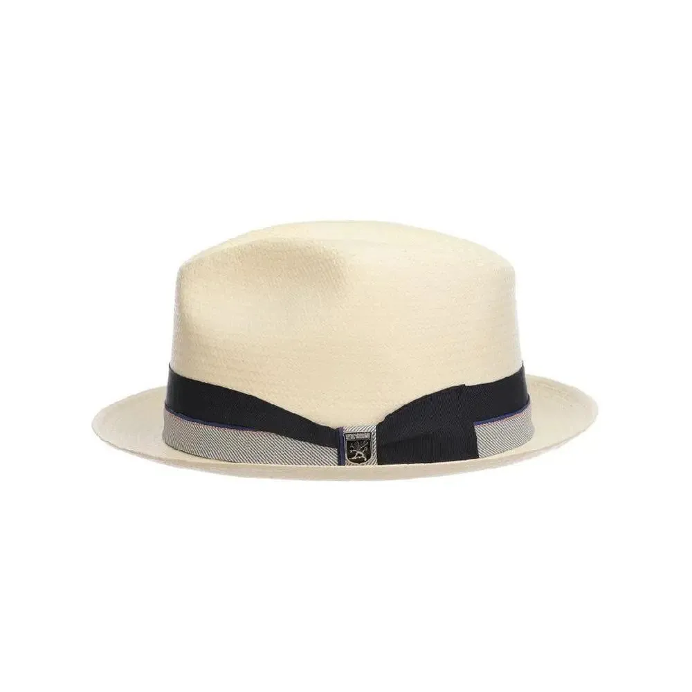 Stacy Adams Brunswick Toyo Straw Trilby Hat
