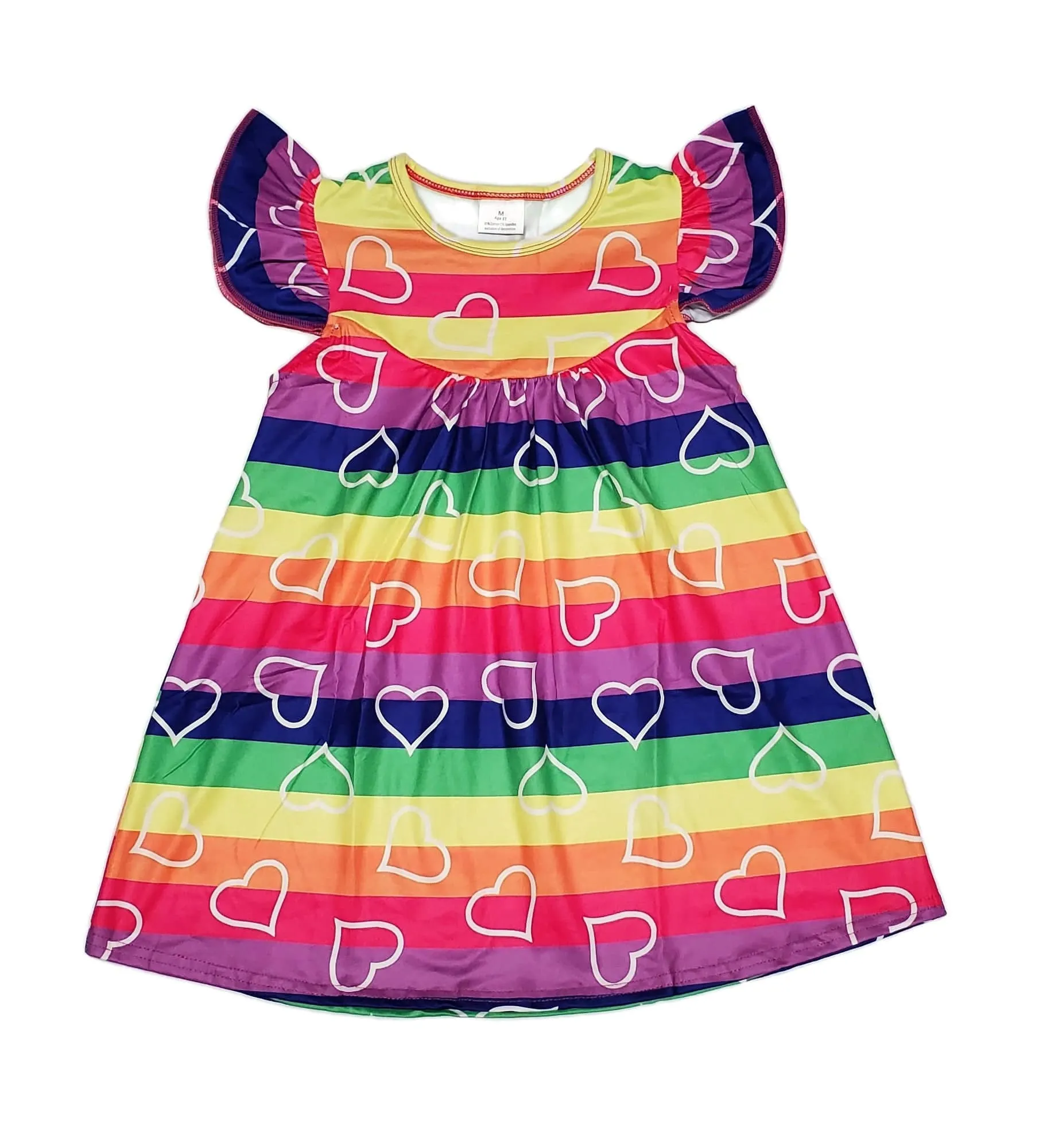 Whole Lotta Love Milk Silk Flutter Dress