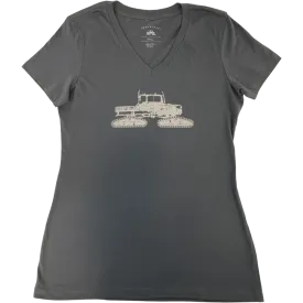 Women's Snowcat V-Neck Tee